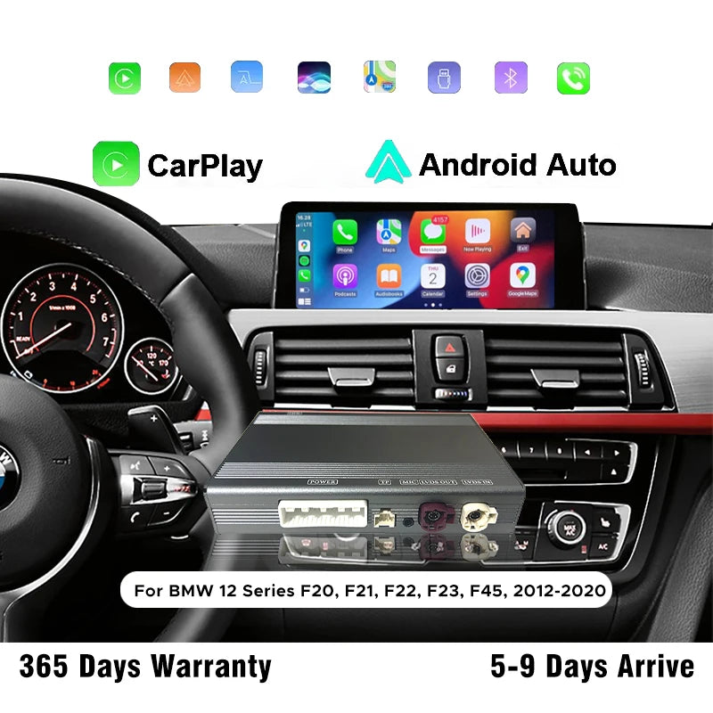 Wireless CarPlay & Android Auto Retrofi For BMW 1 2 F20 F21 F22 F23 F45 2012-2020 NBT EVO