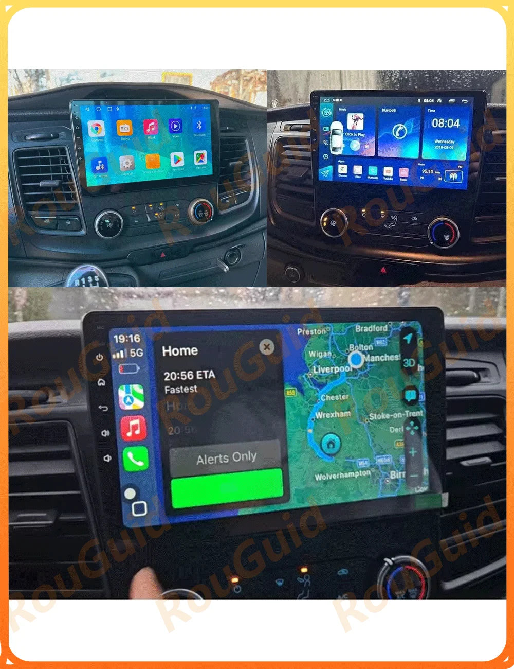 Android 16 Auto Car Radio For Ford Transit Custom 350 Transit V363 Wireless Carplay Multim | AUTOKITSHOP