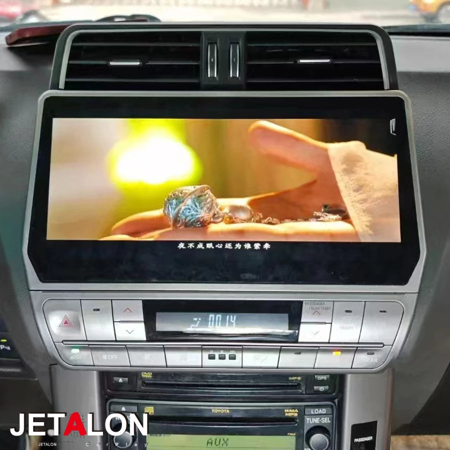 12.3inch Android 15 8+128G Screen For Toyota Land Cruiser Prado 150 2010-2022 Car Multimed