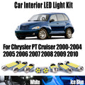 11-Piece LED Interior Light Kit for Chrysler PT Cruiser 2000-2007 - Canbus Dome Map Door Trunk Bulbs | AUTOKITSHOP
