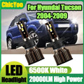 20000LM Headlamps 6500K White H4 LED Headlights Plug and Play Car Headlamps 3570 csp chips