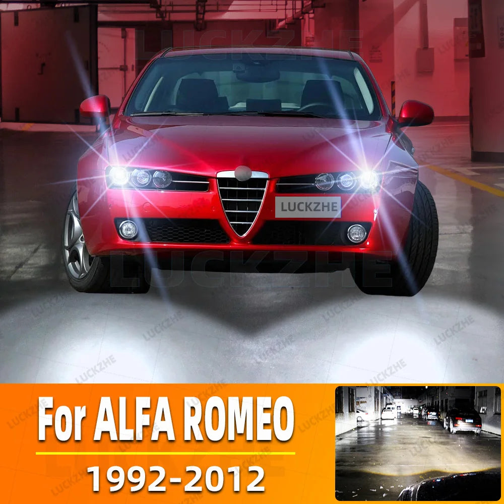 2-Piece LED Interior Light Kit for ALFA ROMEO 145 146 147 155 156 159 Sportwagon 1992-2006 - Canbus Dome Map Door Tru...