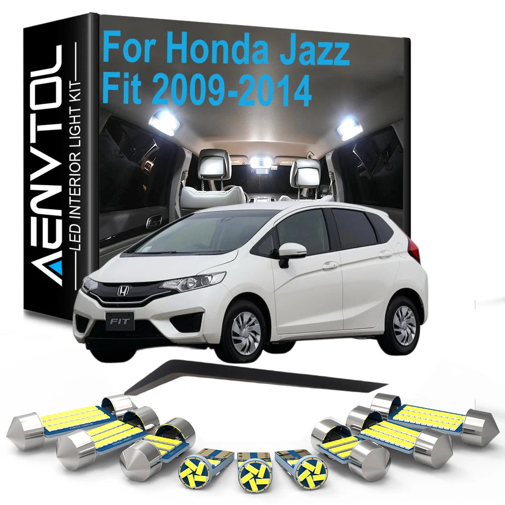 9-Piece LED Interior Light Kit for Honda MK2 - Canbus Error-Free Interior Bulbs
