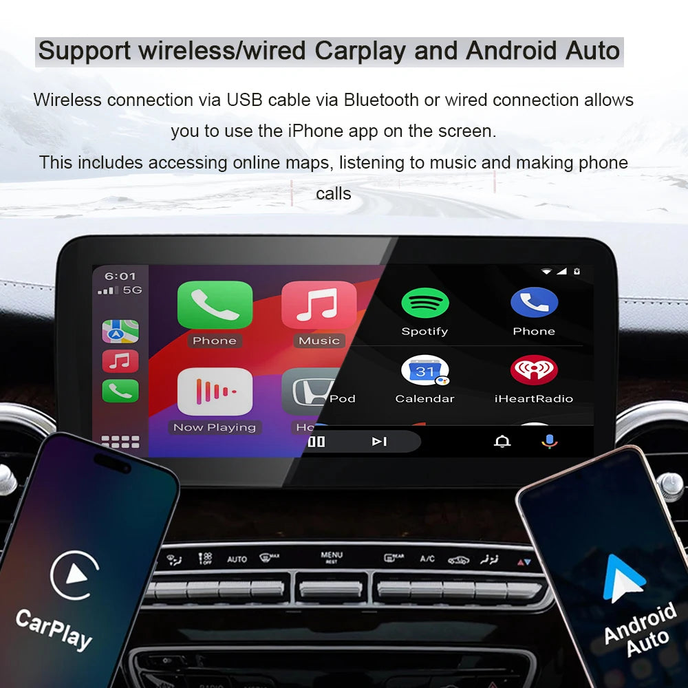 10.25'' Android 14 Wireless CarPlay For Mercedes Benz V Class W447 V250 V260 V350 2015 - 2