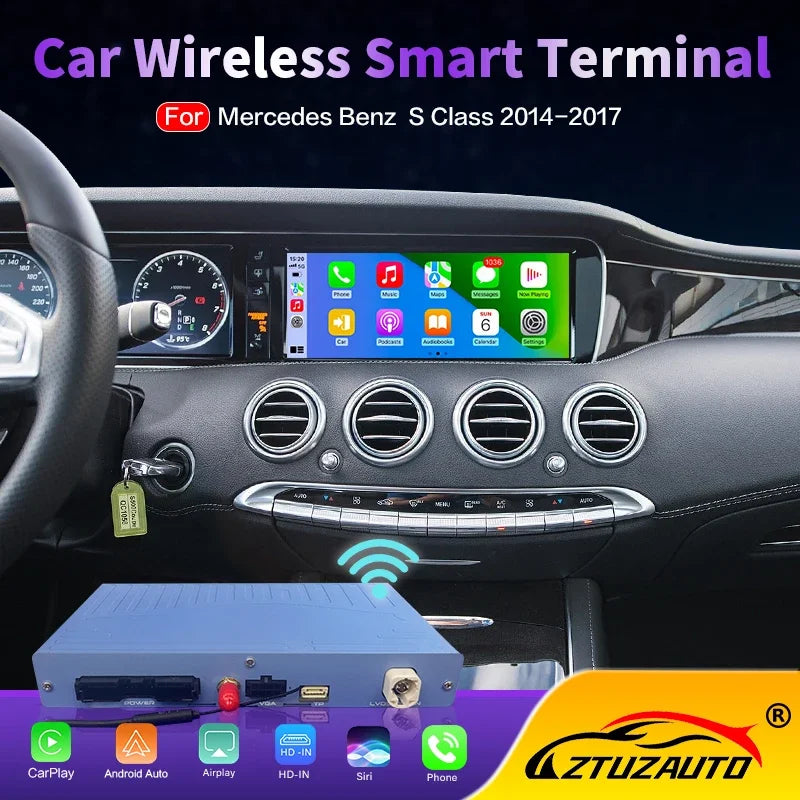 Wireless CarPlay interface for Mercedes Benz S-Class 2014-2017 with NTG5.0 System Android