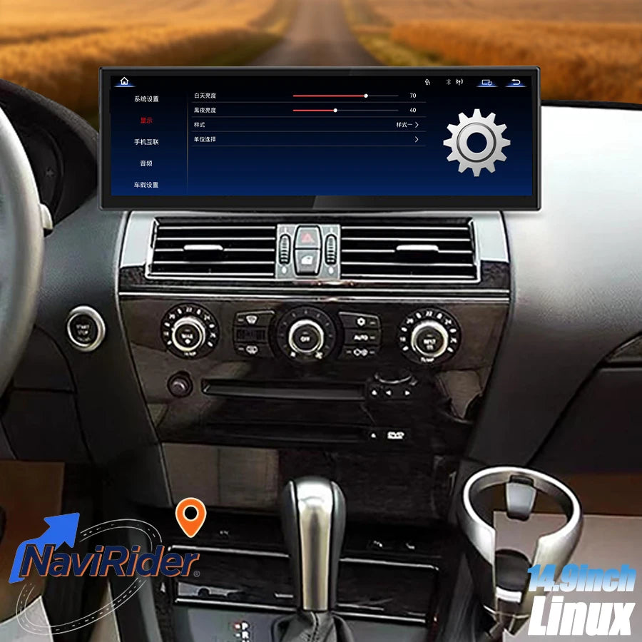 14.9" Linux Car Screen For BMW 6 Series E63 E64 2003-2010 Wireless CarPlay Android Auto GP