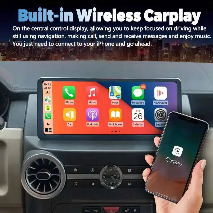 Car Radio Multimedia 12.3" Android Player Stereo Navigation Wireless Carplay For Land Rove | AUTOKITSHOP