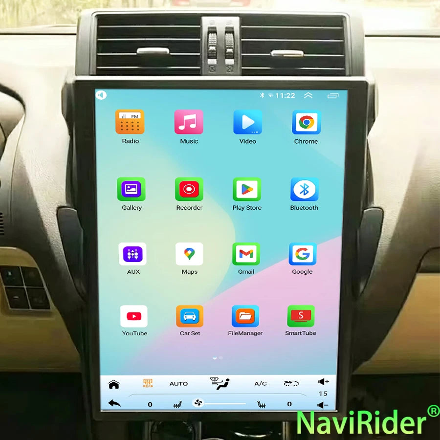 15.1" Car Radio For Toyota Land Cruiser Prado 150 2014-2017 Auto Stereo GPS Navigation Mul