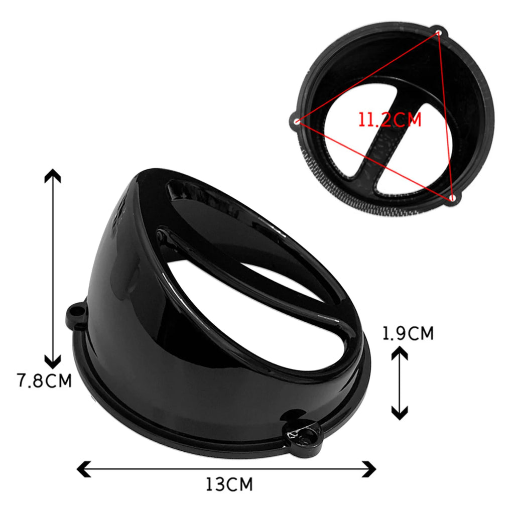 Engine Cooling Fan Cover, Motorcycle Fan Cover Air Scoop Cap Spare Parts for Jog50 90 Dio ZX Gy6 - Automotive LED Light