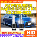 20000LM Super Bright D2S HID Xenon Headlight Bulbs 12V Turbo Auto Lamps For MITSUBISHI PAJ