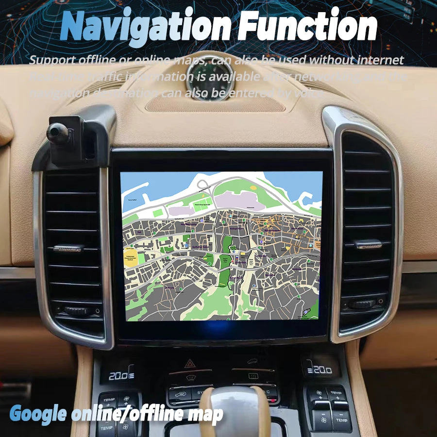 Carplay Android 13 Car Radio For Porsche Cayenne 2010 - 2017 Audio Multimedia Video Player | AUTOKITSHOP