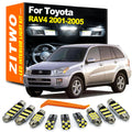 ZITWO 8Pcs No Error Canbus For Toyota RAV4 2001 2002 2003 2004 2005 LED Bulb Interior Light Kit  - Canbus LED Car Light