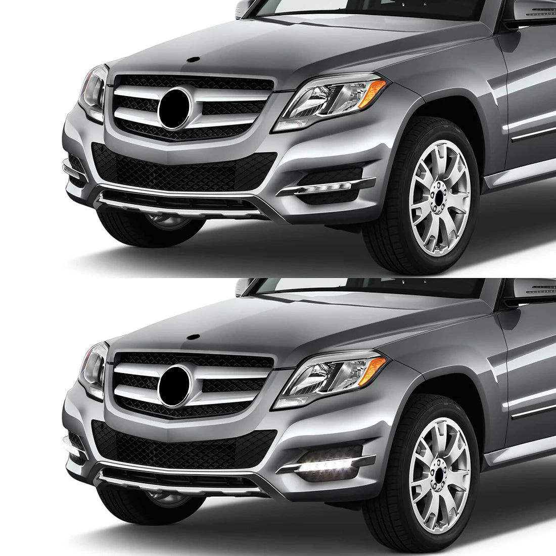 1649060251 1649060151 DRL For Mercedes Benz W164 X164 X204 ML350 ML450 GL450 GLK350 2009 - | AUTOKITSHOP