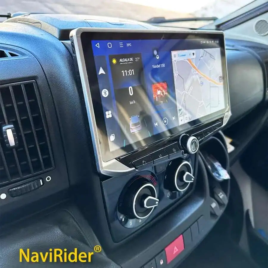 Android14 For FIAT DUCATO 2016 2017 2018 2022 Auto Stereo Headnit Multimedia Player GPS Na
