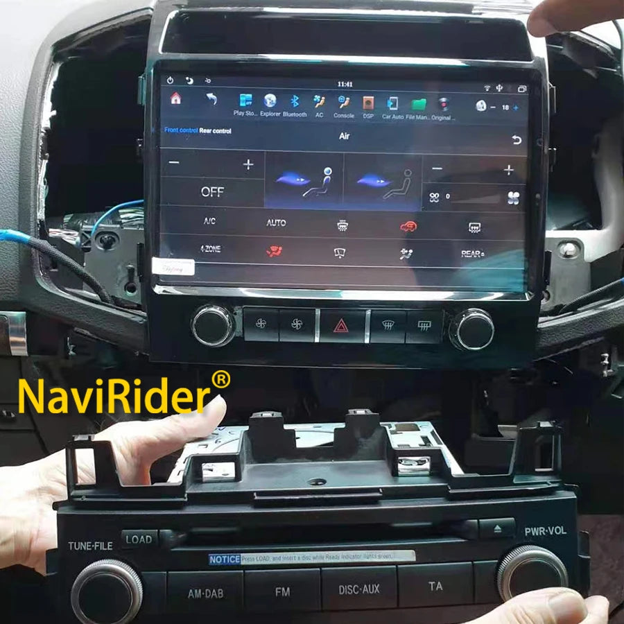 11.5inch For Toyota Land Cruiser 200 LC200 2008-2015 Car Radio Touch Screen Carplay GPS Vi