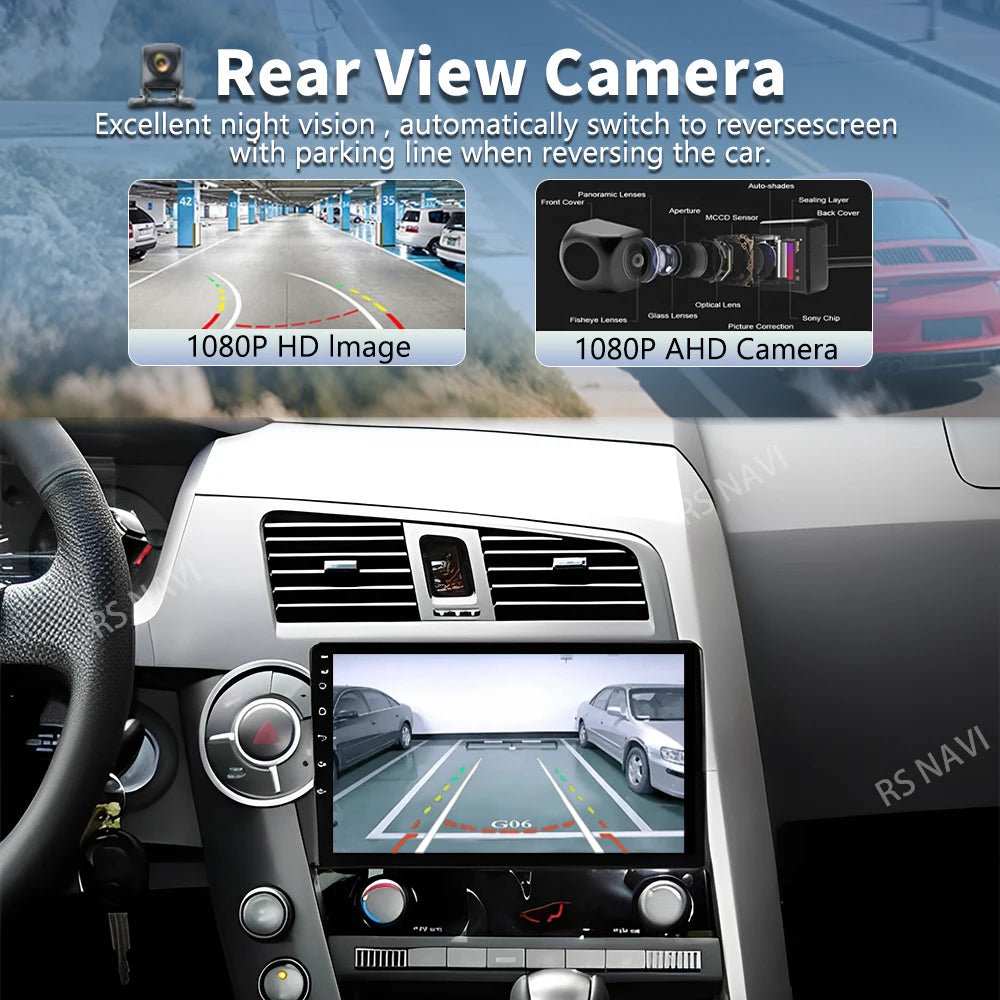 Qualcomm Android 16 For SsangYong Kyron Actyon C100 2005 - 2011 2K QLED Stereo Car Radio M