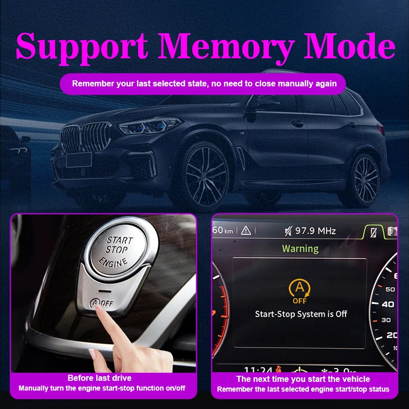 Car Automatic Stop Start Engine System Off Device Control Sensor For BMW 7 Series 2018-202