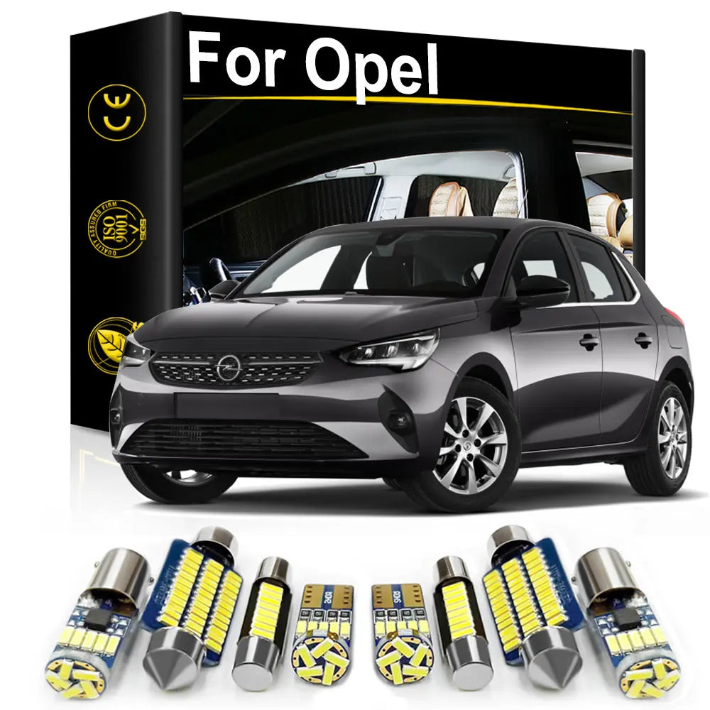 LED Interior Light Kit for Opel Vectra Astra H J K Corsa C D E Agila Meriva Insignia A B Crossland Grandland Mokka X ...