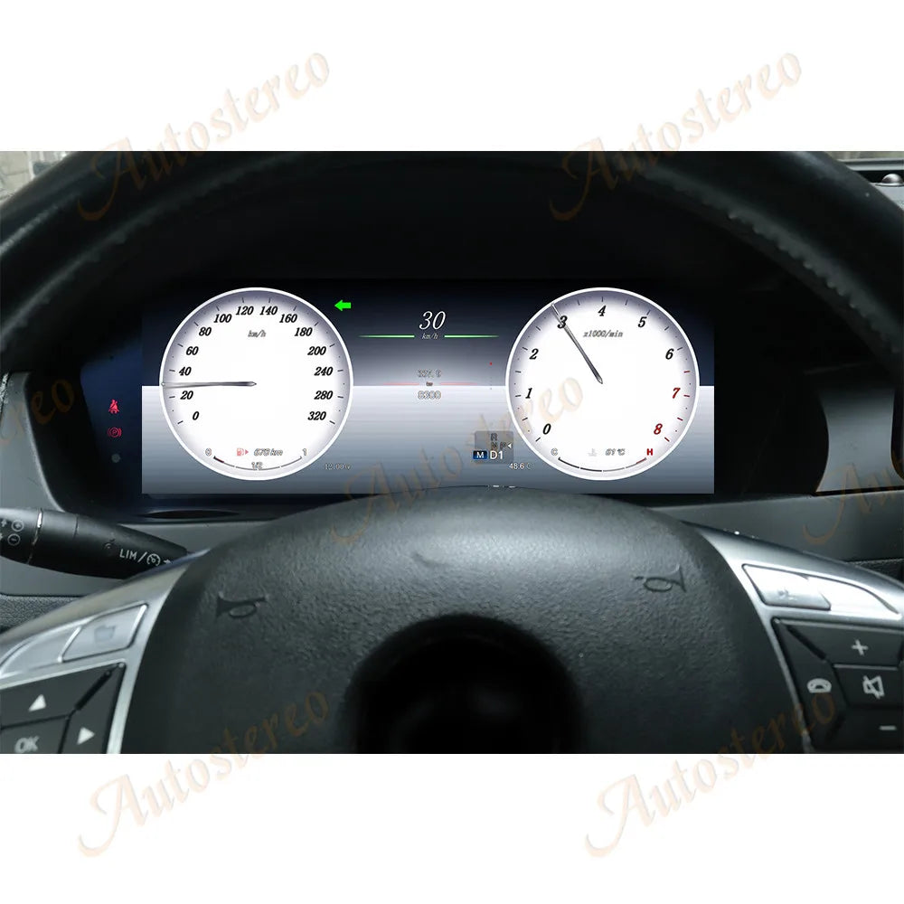 Car Digital Cluster Virtual Cockpit Speed Meter Screen For Mercedes Benz C Class W204 NTG4