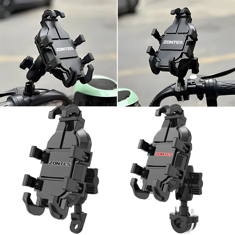 Mobile Phone Holder Stand For Zontes G1 125 350E 350D T310 U1 125 310M GK 350 31 for V310 M125 T350 - Automotive LED Lig