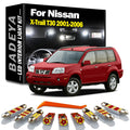 Canbus LED Interior Light Trunk Bulbs Kit Car Accessories For Nissan Xtrail X-Trail T30 20