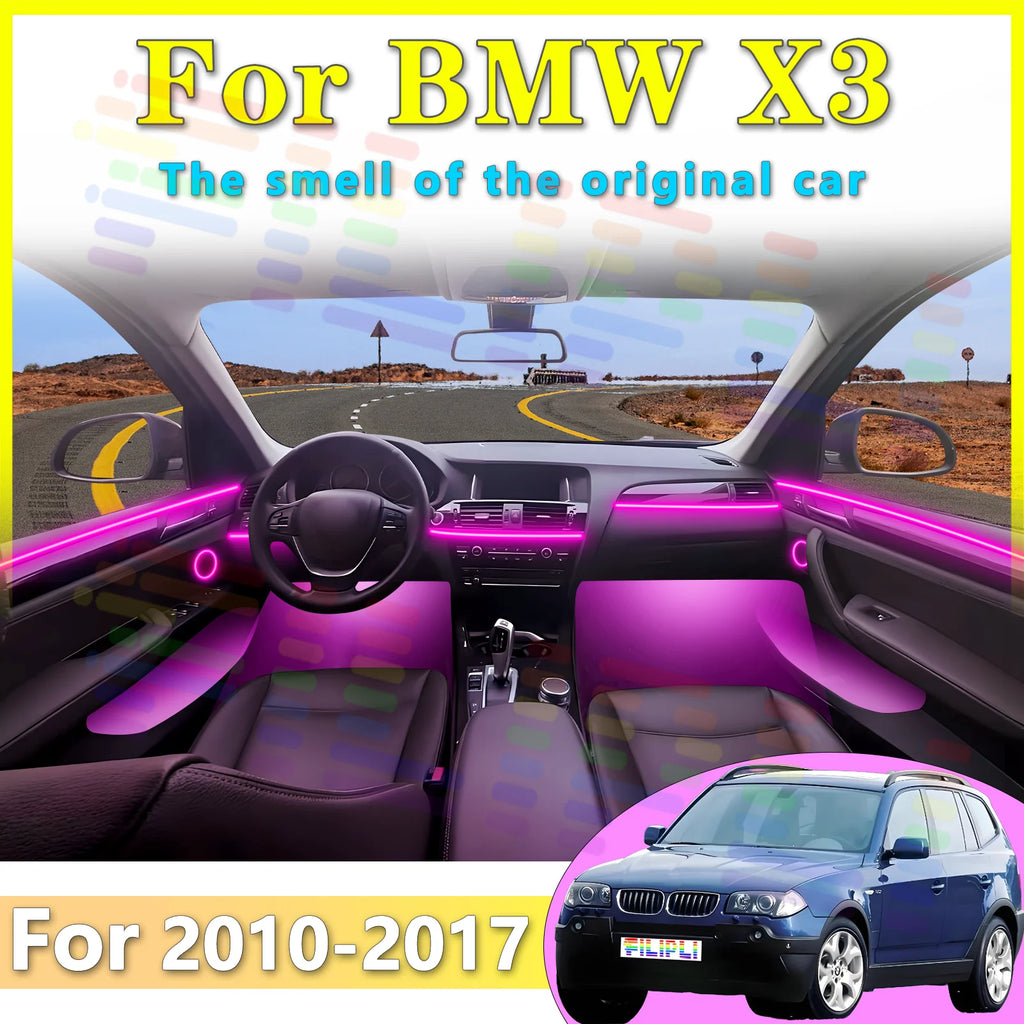 RGB - Ambient Light - for BMW G01 X3 - App Control - Car Interior Lighting | AUTOKITSHOP