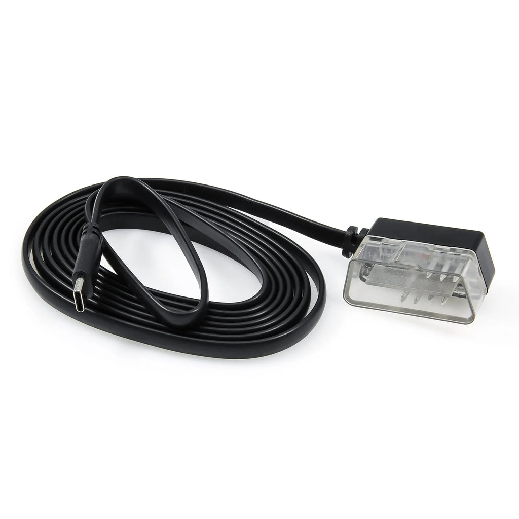 1PC obd2 cable mini usb OBDII 2 7 Pin To Mini USB Connection Cable For Car HUD Head up Display h - Automotive LED Light