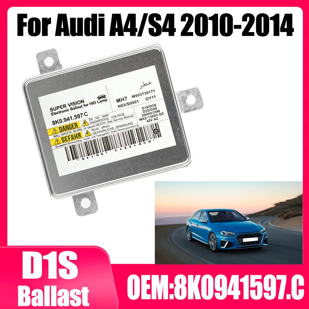 For Audi A4/S4 2010 2011 2012 2013 2014 D1S HID Xenon Headlight Ballast OEM 8K0941597.C Xe