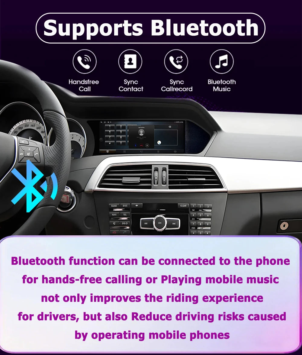Android 16 Carplay Touch Screen Car Multimedia Video Player For Benz A CLASS CLA GLA W176