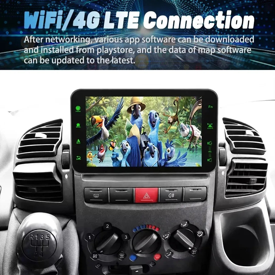 M For Fiat Ducato 2002-2006 Citroen Jumper Peugeot Boxer 2002-2006 Android Screen CarPlay  | AUTOKITSHOP