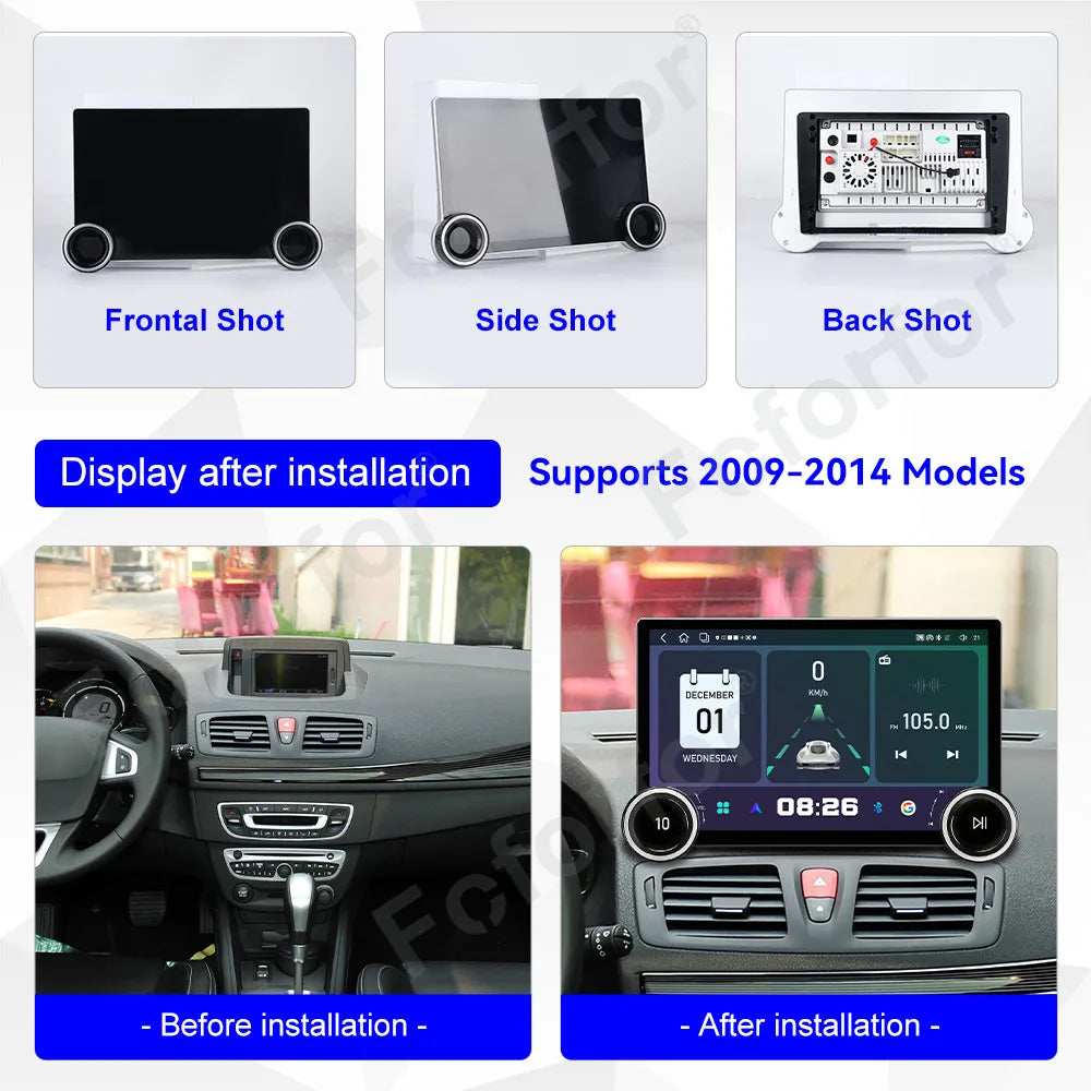 Upgrade 11.5 Inch Full HD Touch Screen Android 15 Stereo Wireless CarPlay GPS Navi Car Rad