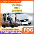 20000LM H11 H8 H9 Fog Lamps 60W CSP Chips LED Fog Lights 6000K White 12V For Volvo S60 I 2