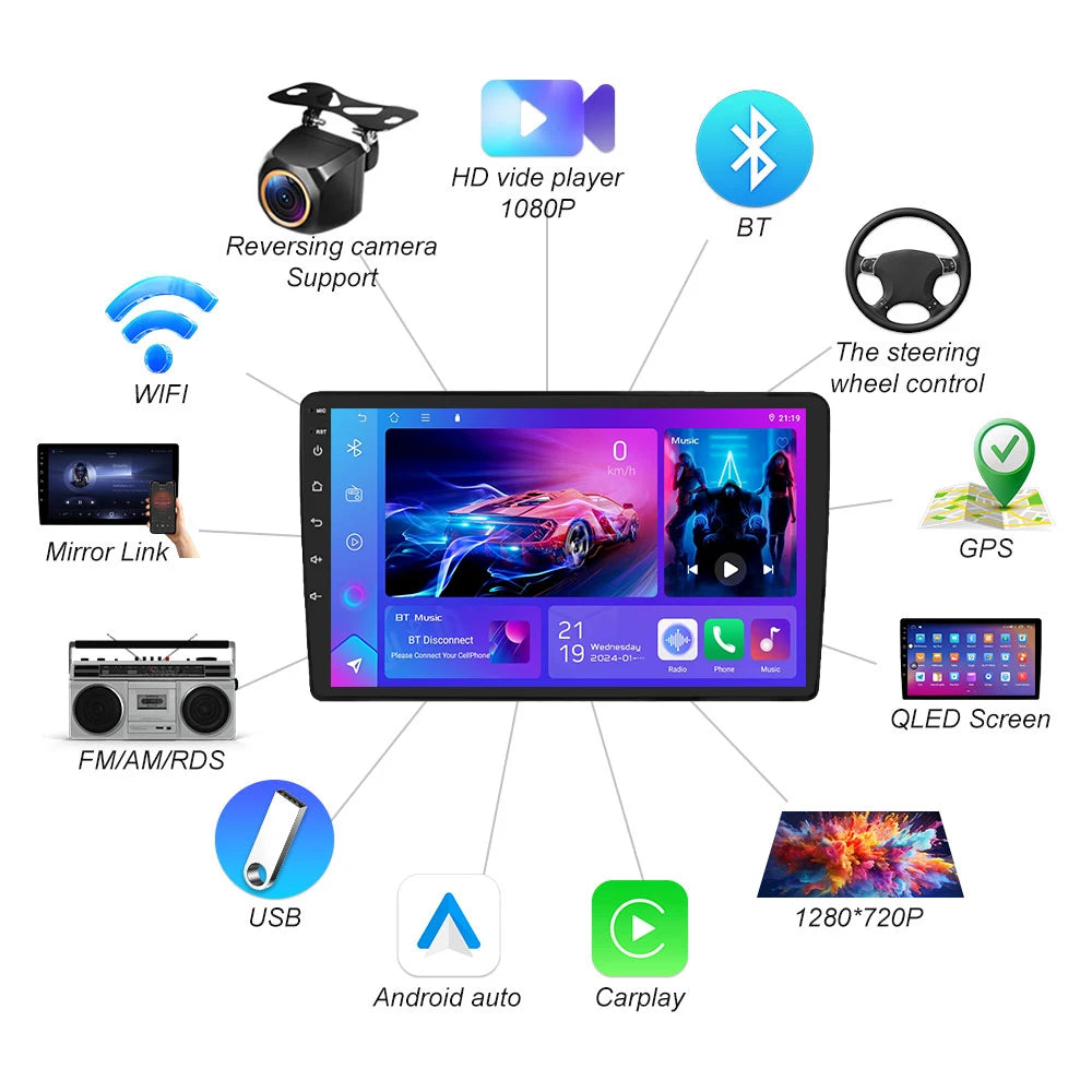 Android 16 Car Radio For Audi A4 2000-2009 S4 B6 B7 Rs4 Seat Exeo Rs4 2k Screen Carplay Vi | AUTOKITSHOP