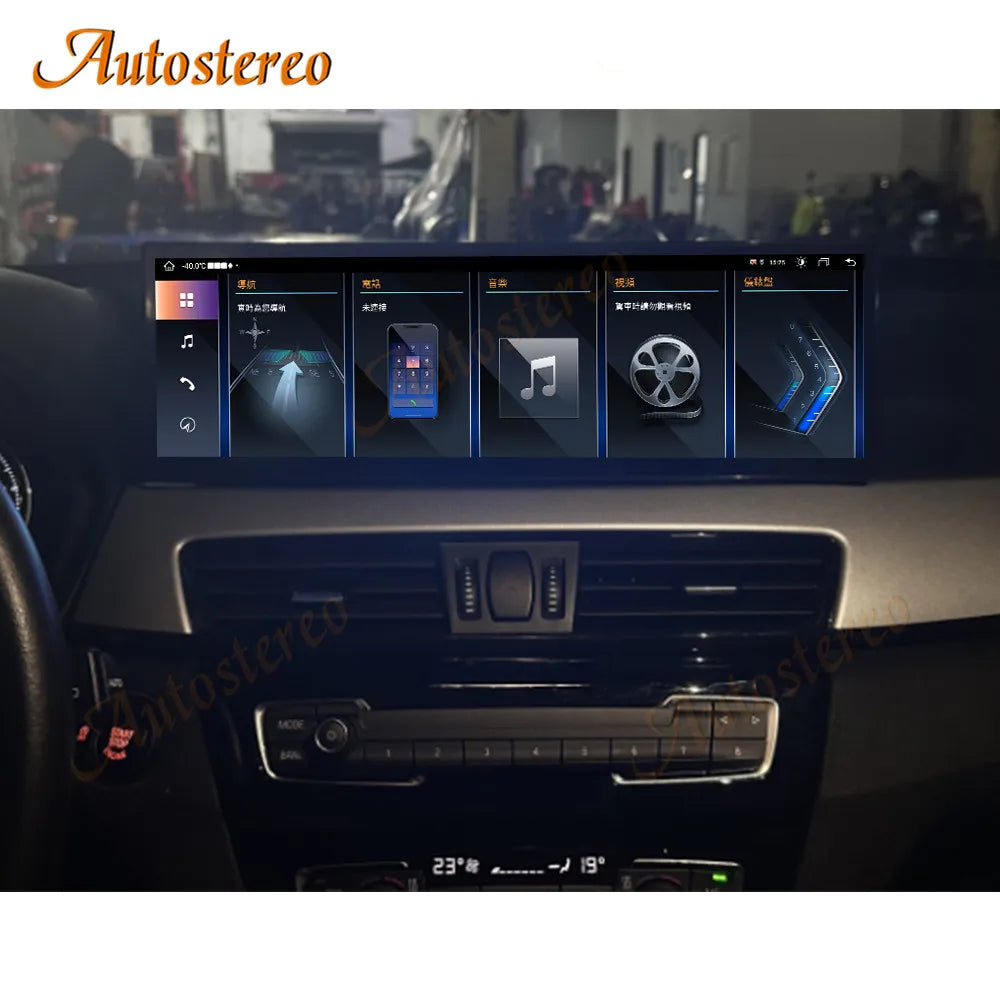 ID8 14.9 Inch Android 14 Carplay For BMW X1 F48 X2 F49 2016-2021 Car Multimedia Player GPS