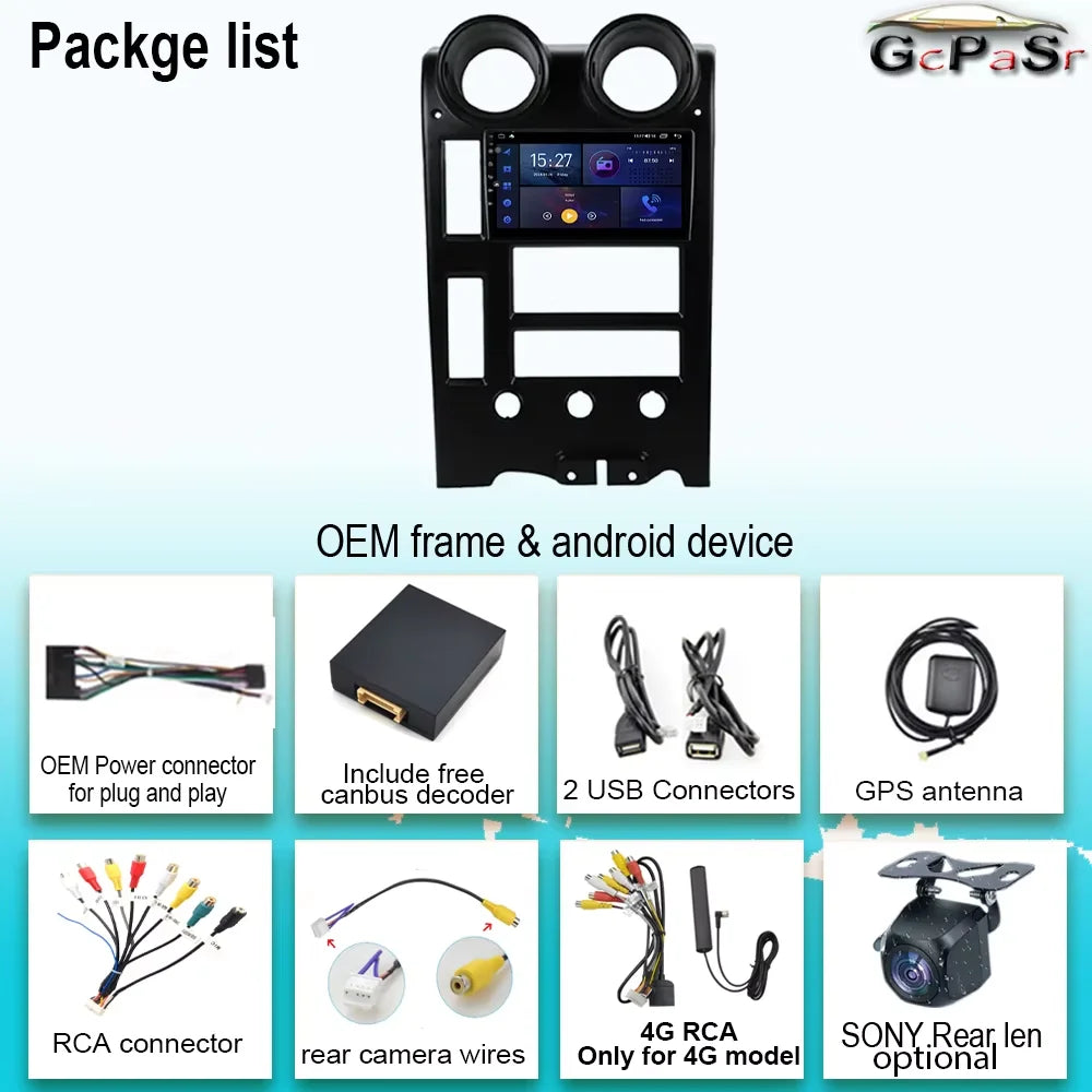 Android Radio For Hummer H2 2002 - 2007 Car Video Multimedia Player Autoradio GPS Navigati