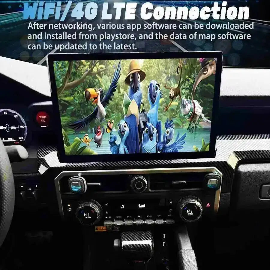 For TOYOTA TACOMA 2024 2025 Multimedia Video Player 12.3inch Android Screen Car Radio CarP | AUTOKITSHOP