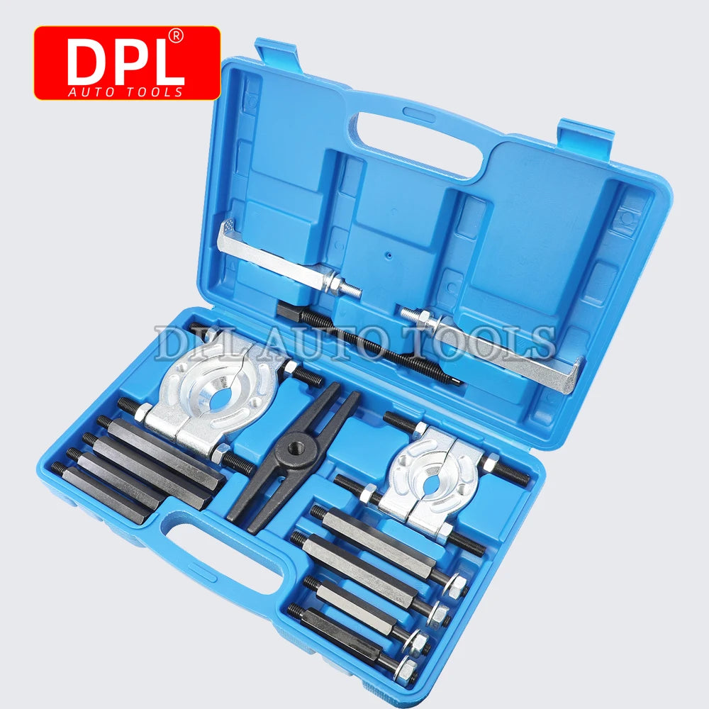 14 PCS Bearing Puller Set 5 Ton Bearing Separator Splitter Tool 2" and 3" Jaws - Automotive LED Light