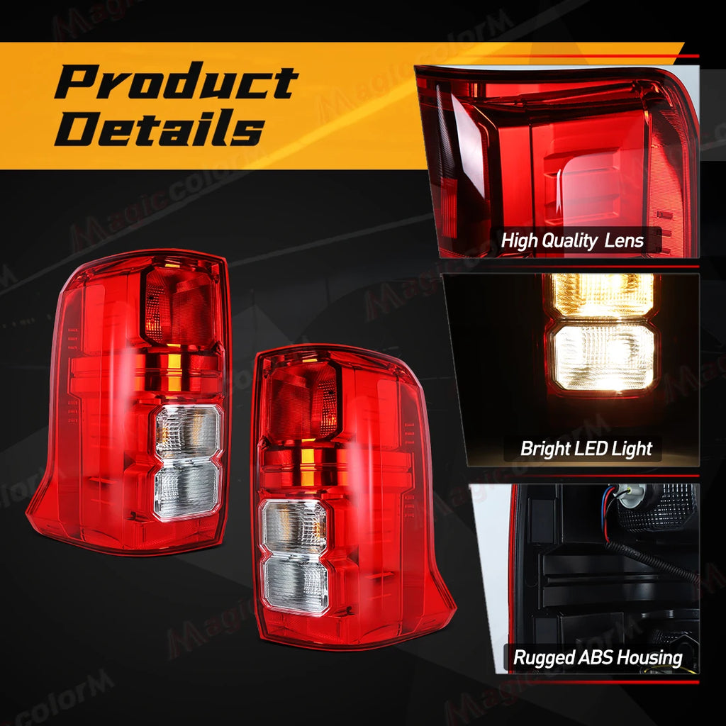 Tail Lamps For Mitsubishi Triton L200 2024 2025 Rear Driving Reverse Brake Dynamic Turn Si | AUTOKITSHOP