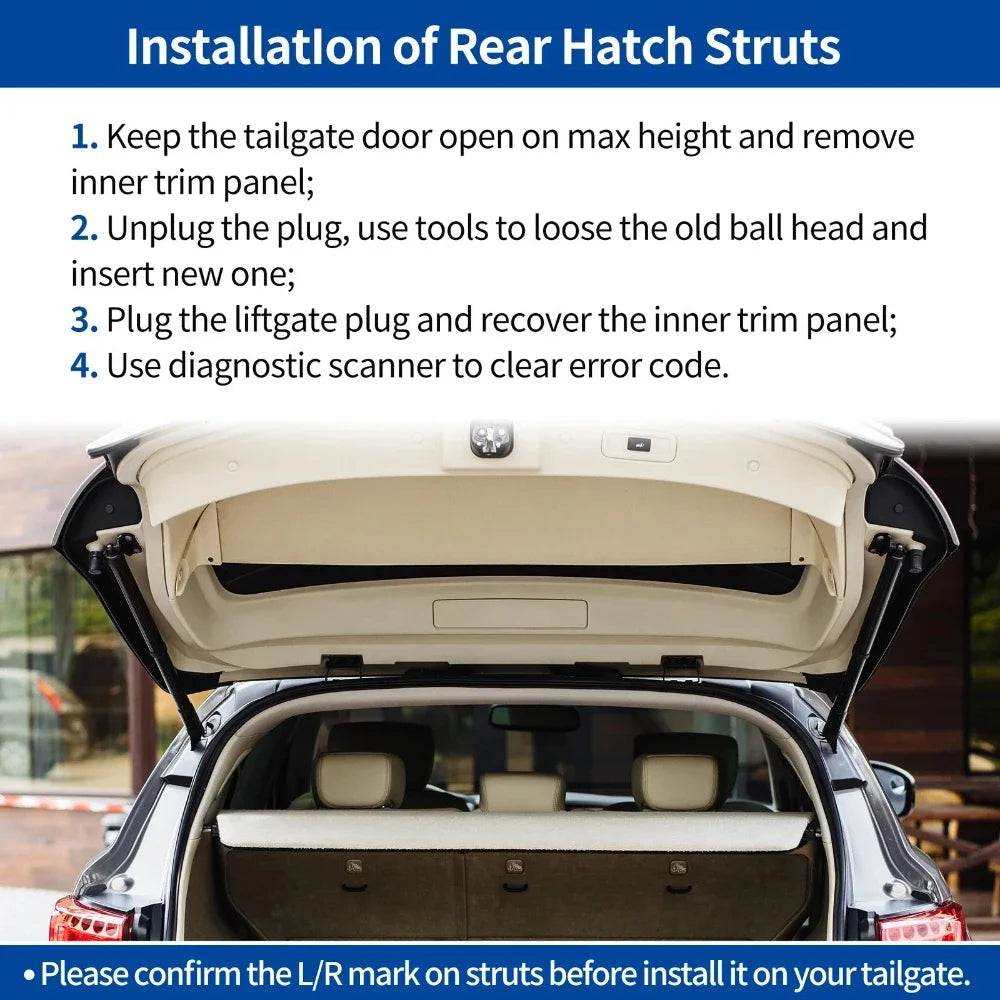 For KH7 SEAT ATECA 2016-2020 Left Right Tailgate Power Lift Support Left 575827851C Right  | AUTOKITSHOP