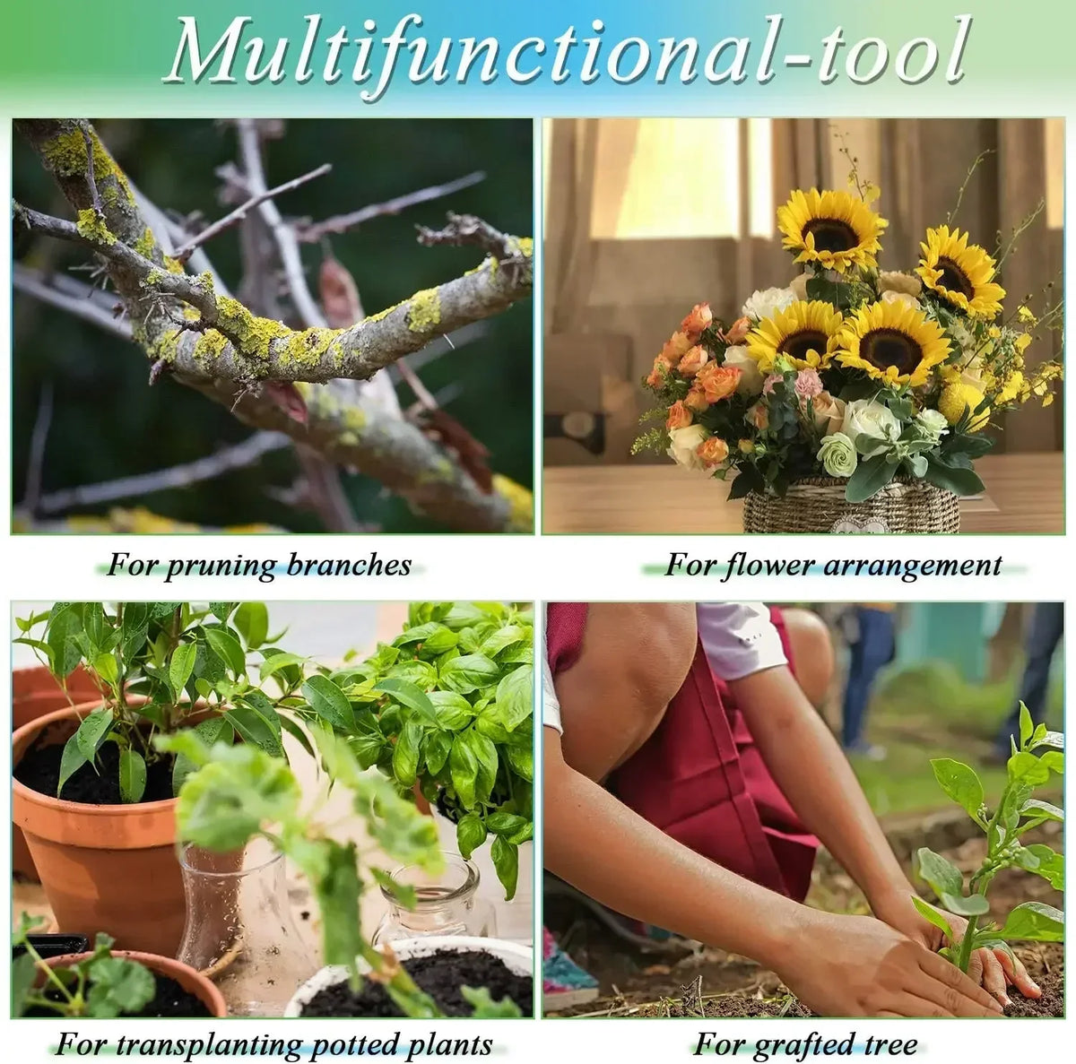 Folding Grafting Knife Grafting Tools Grafting Pruning Knife Professional Garden Fruit Tree Graf - Automotive LED Light