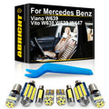 LED Interior Light Kit for Mercedes Benz Vito W447 W638 W639 Parts Viano W639 1996-2012 - Canbus Dome Map Door Trunk ...