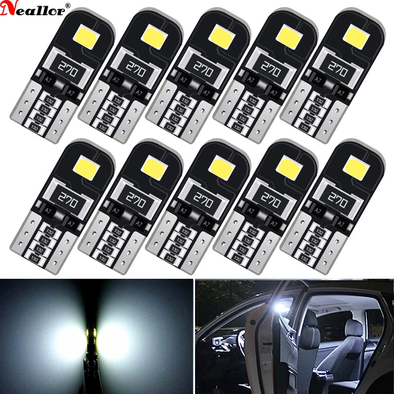 LED Interior Light Kit for Toyota Corolla Camry W5W - Canbus Error-Free Interior Bulbs