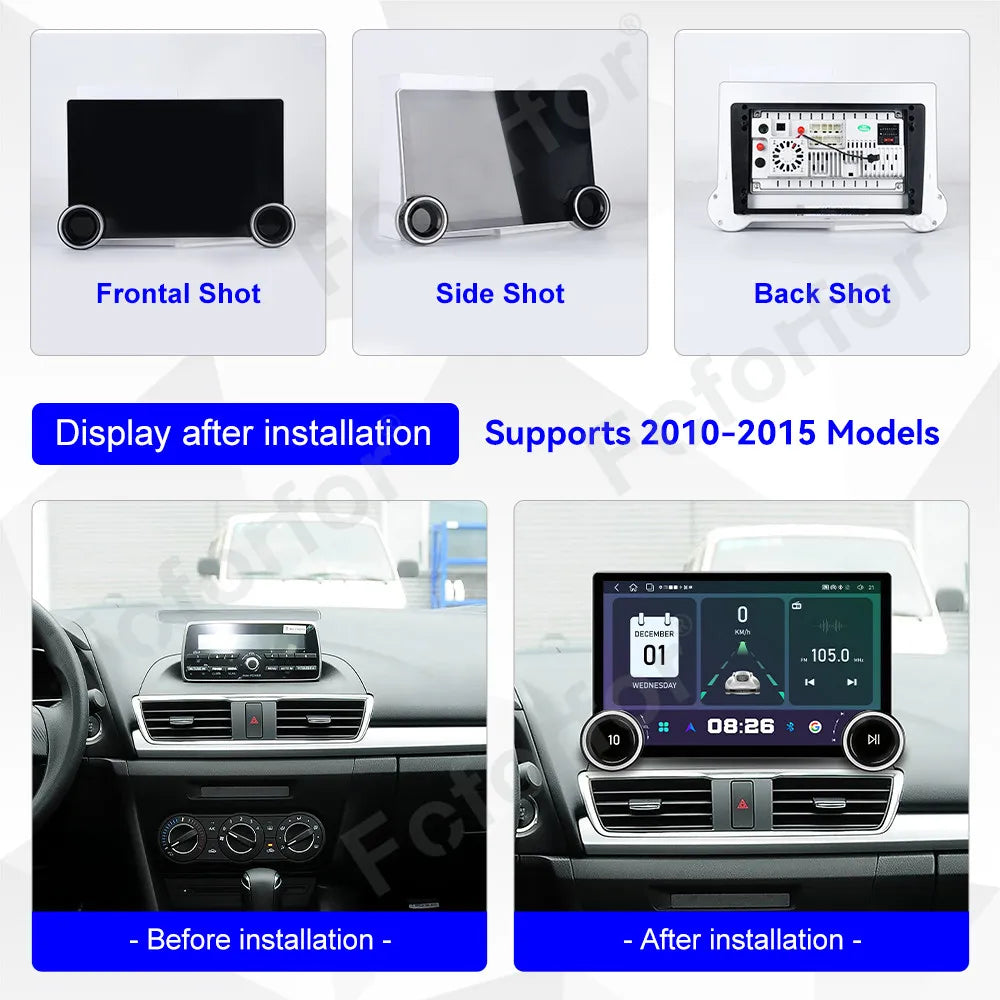 High End Slim 11.5 Inch Android 15 HD Touch Carplay Android Auto Multimedia GPS Touchscree