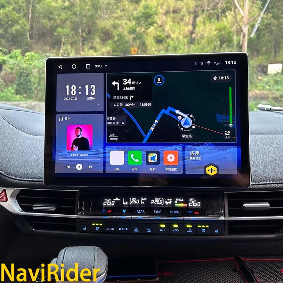 Car GPS Navigation Head Unit For Toyota Sienna 2020 2021 2022 Android 14 Auto Stereo Radio
