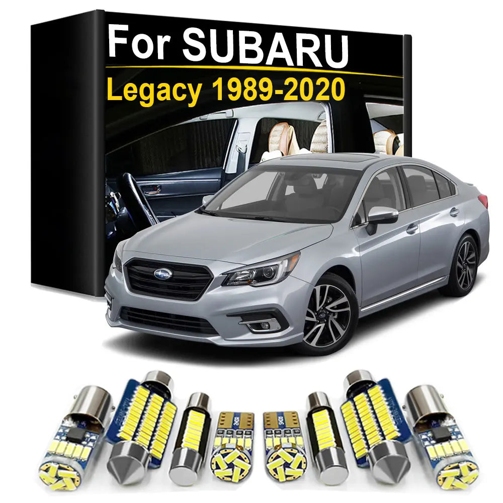 LED Interior Light Kit for Subaru Legacy 1 2 3 4 5 1989- 2003 - Canbus Dome Map Door Trunk Bulbs | AUTOKITSHOP