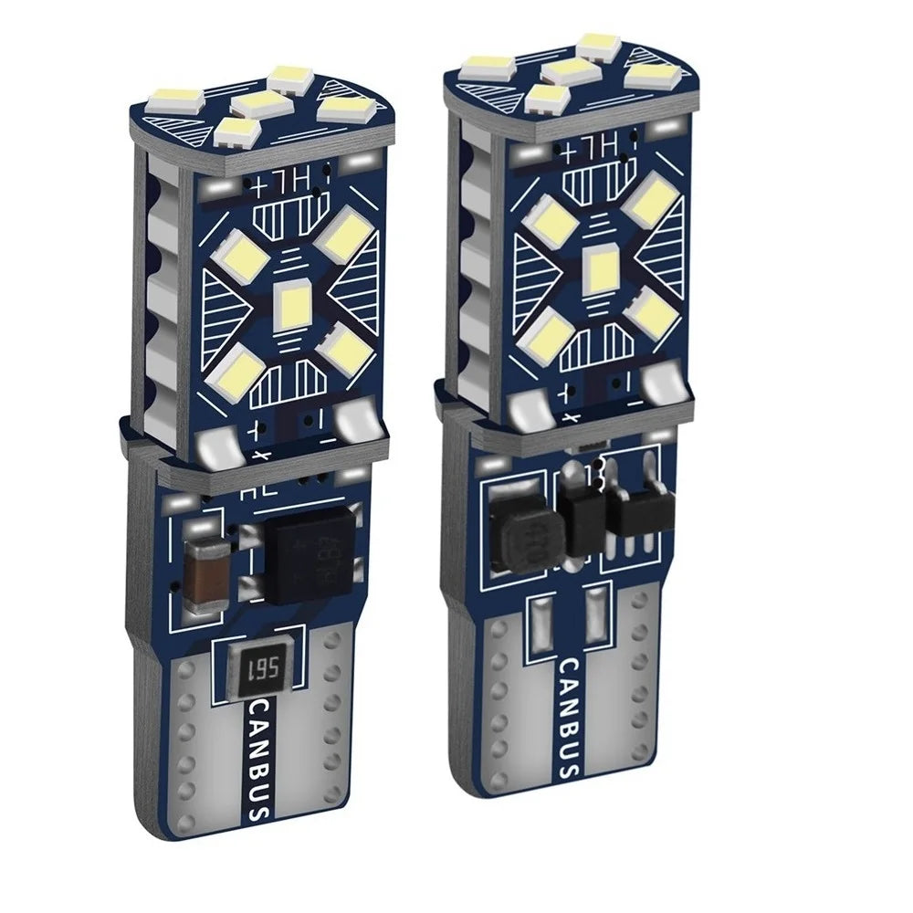 2-Piece LED Interior Light Kit for WY5W W5W T10 - Canbus Error-Free Interior Bulbs