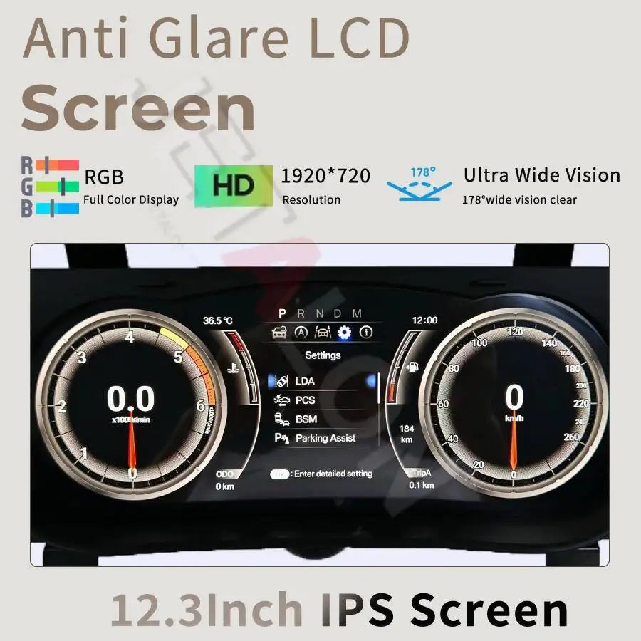 For Toyota Fortuner Hilux Revo 2016-2024 Digital Cluster Virtual Cockpit Car Player Dashbo