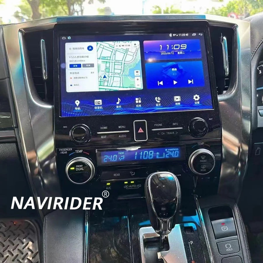 11.5 inch Car Radio For Toyota Alphard 30 Vellfire 2015-2023 GPS Navigation Multimedia And | AUTOKITSHOP