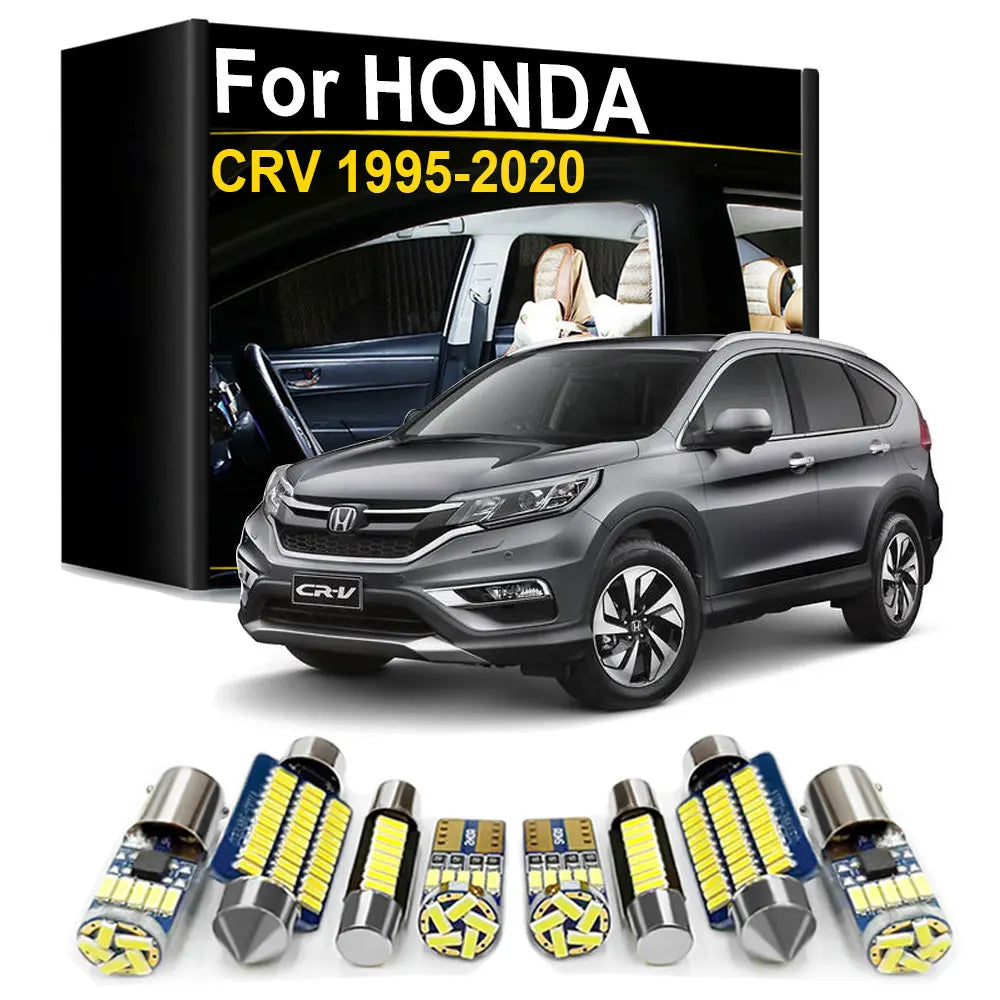 LED Interior Light Kit for Honda CRV CR-V 1 2 3 4 1995- 2008 - Canbus Dome Map Door Trunk Bulbs | AUTOKITSHOP