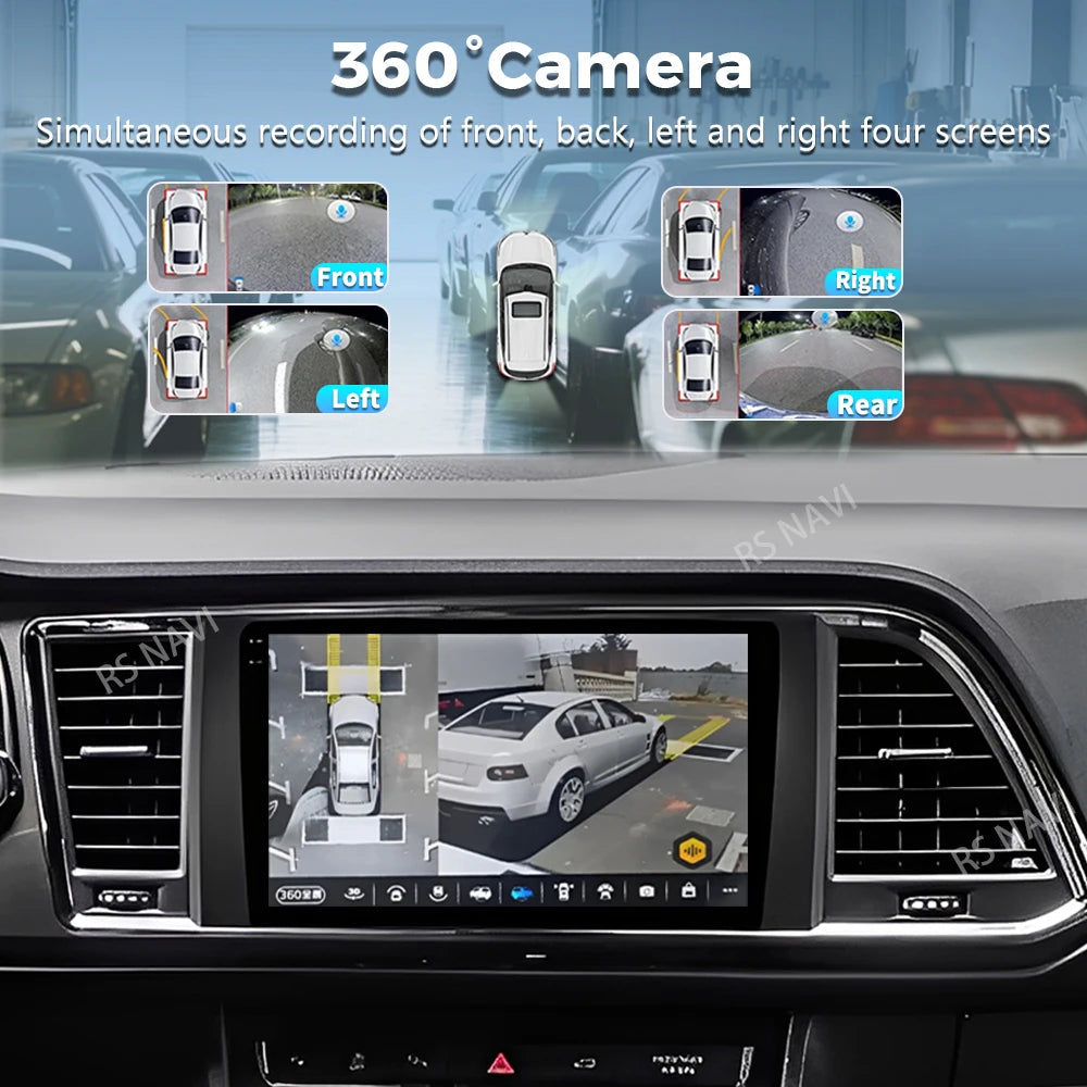 Android 16 For Seat Ateca Cupra 2016 - 2023 2K QLED Android Car Radio Multimedia Video Pla